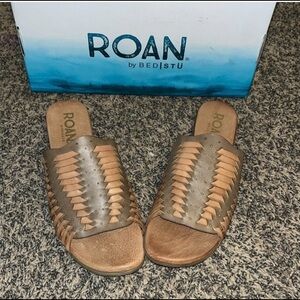 BED/STU by Roan Almond Oats Chastity Sandals Women’s Size 8